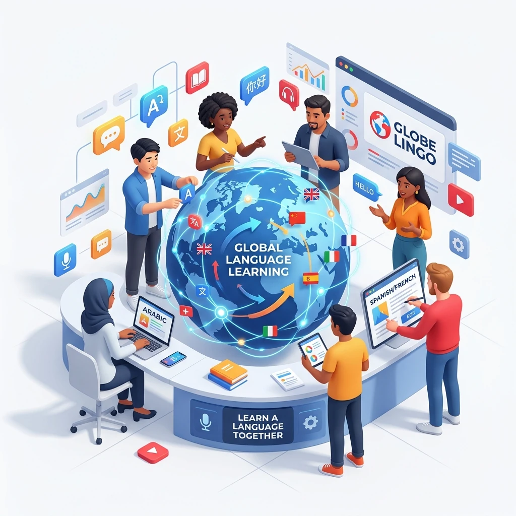 Equipe de voluntários e anfitriões do Encontro de Idiomas